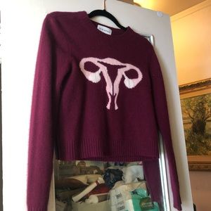 Original 2016 Rachel Antonoff Randy's Reproductive System Sweater Size XS